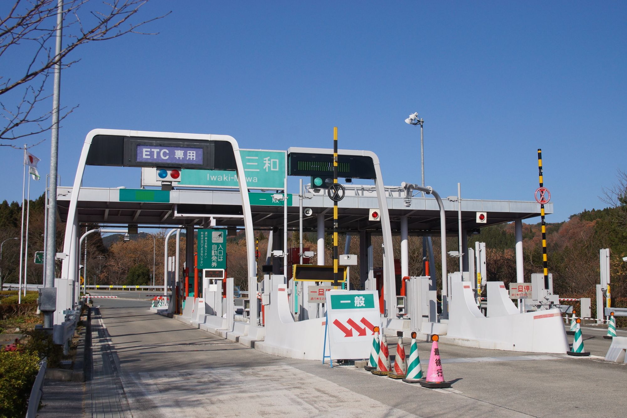 高速道路のetc専用ゲート