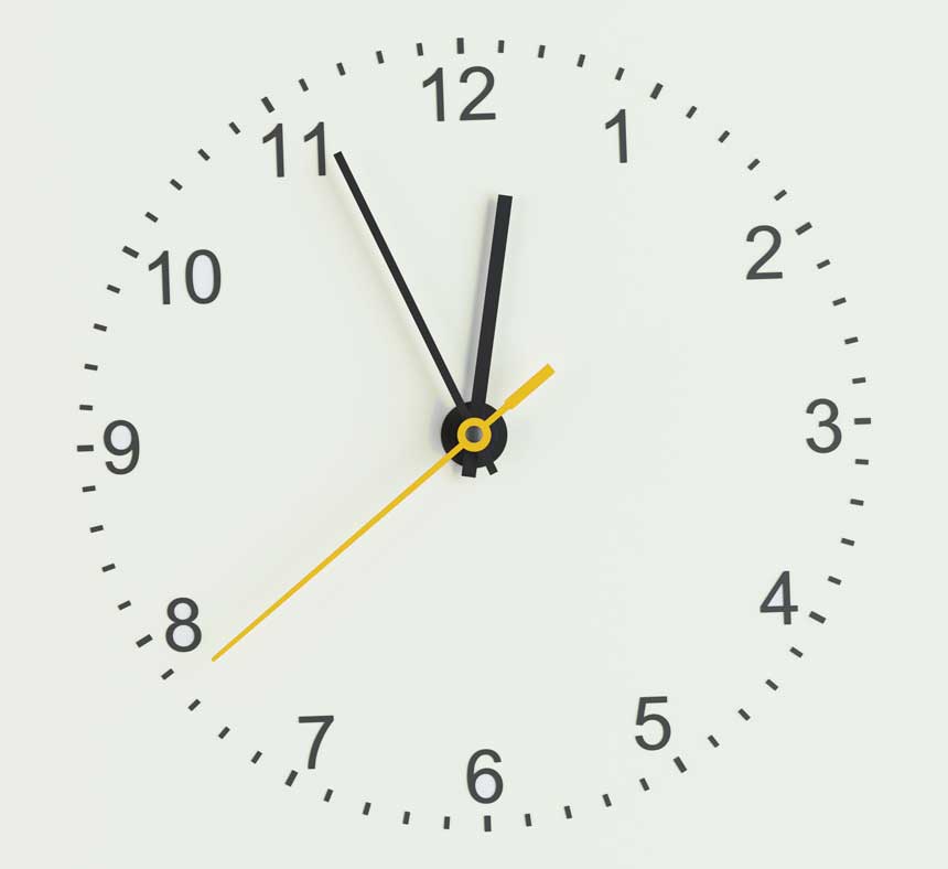 シンプルな時計